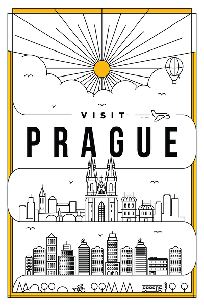 Prague Czech Republic Travel Print