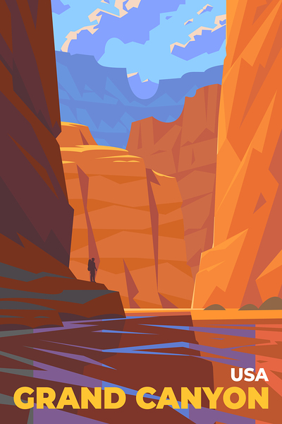 Grand Canyon National Park Travel Print