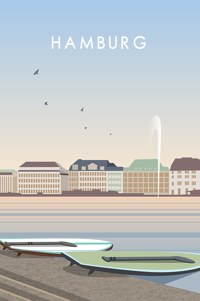 Hamburg Germany Travel Print