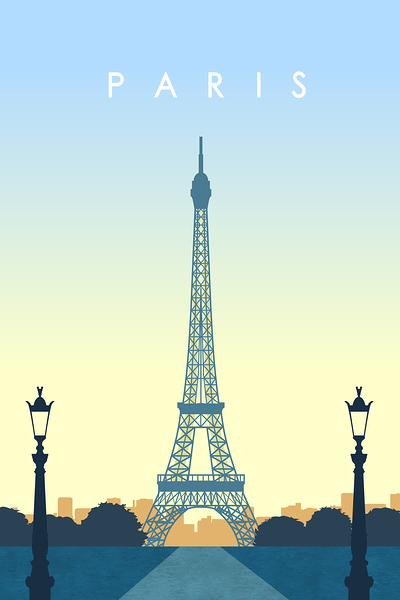 Paris France Travel Print Print