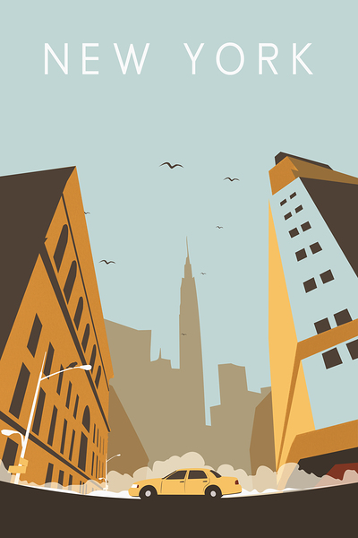New York City Travel Print