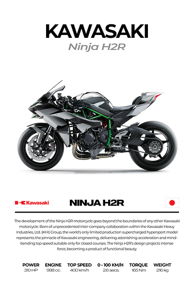 Kawasaki Ninja H2R4 Print