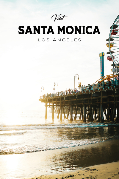 Santa Monica Los Angeles3 Print