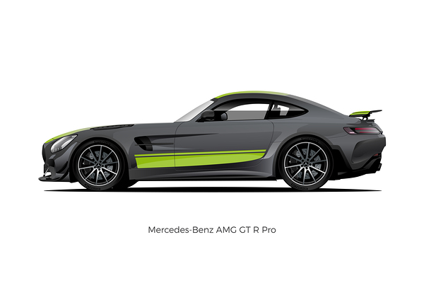 Mercedes AMG GT R Pro 02 Print