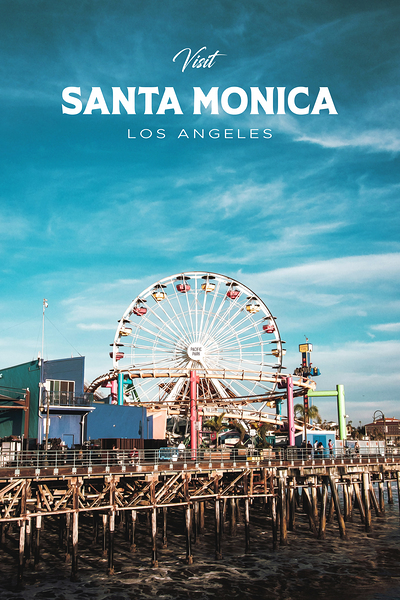 Santa Monica Los Angeles4 Print