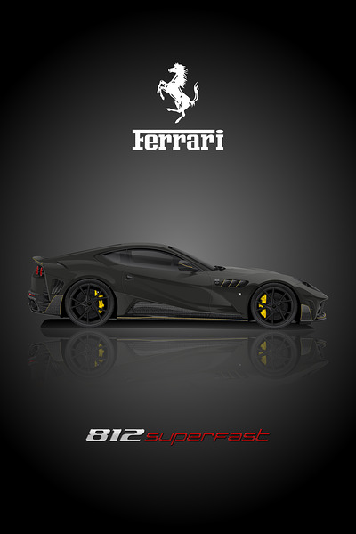 Ferrari 812 Superfast A Print