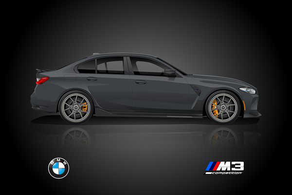 BMW M3 G80 Competition B Print