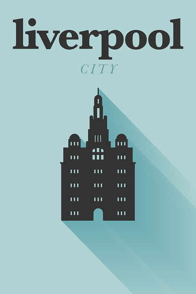Liverpool England Travel Print