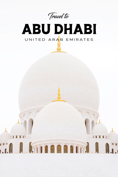 Abu Dhabi UAE Print