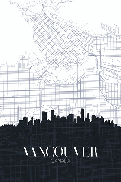 Vancouver Canada Travel Print