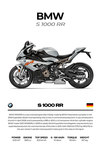 BMW S1000RR8 Print