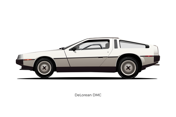 DeLorean DMC 02 Print