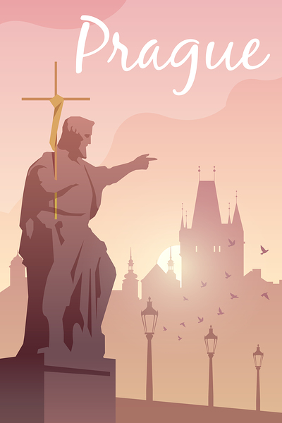 Prague Czech Republic Travel Print