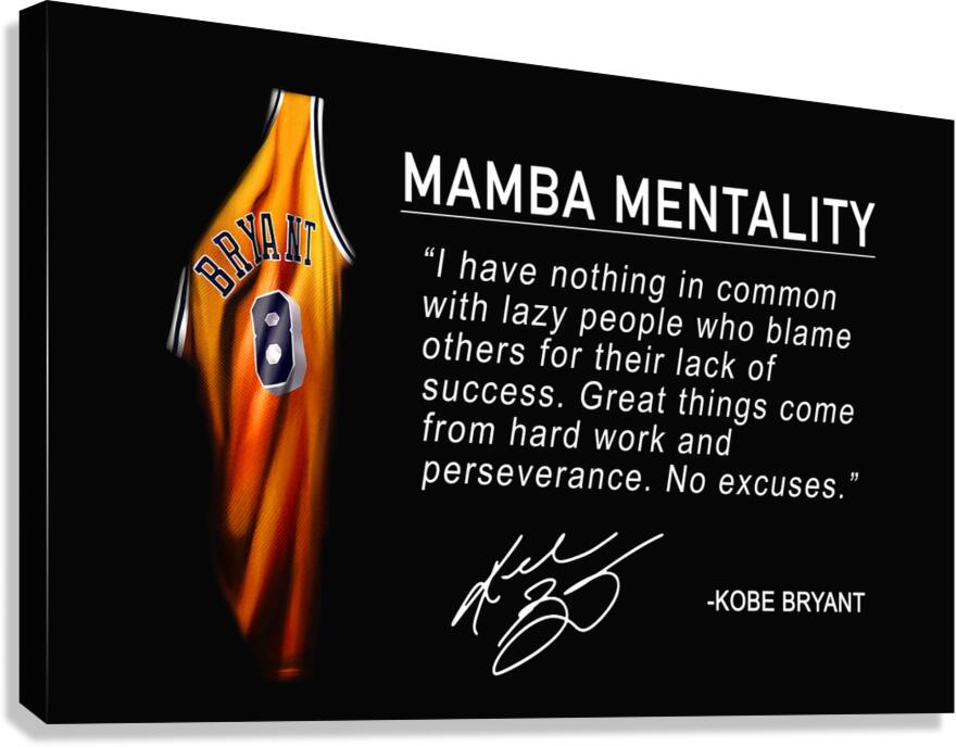 Kobe Bryant Mamba Mentality Book Kobe Mamba Mentality Kobe Bryant