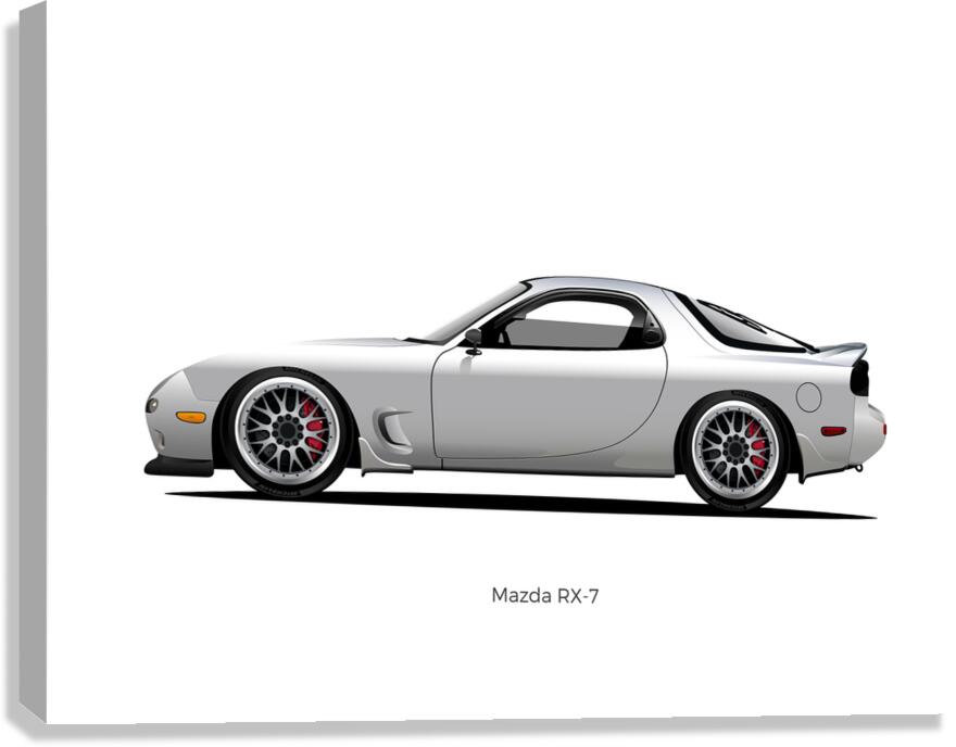 Mazda Rx7 02 by Conceptual Photography Wall Art