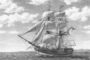 Ship Print: Whispers of the Sea