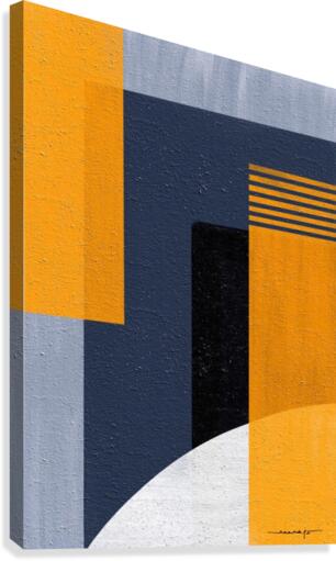 Abstract Geometric Space 1 Canvas Print