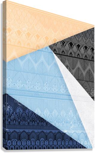 Pattern Color Patch Canvas Print