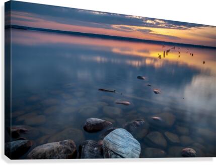Leith Pier Canvas Print