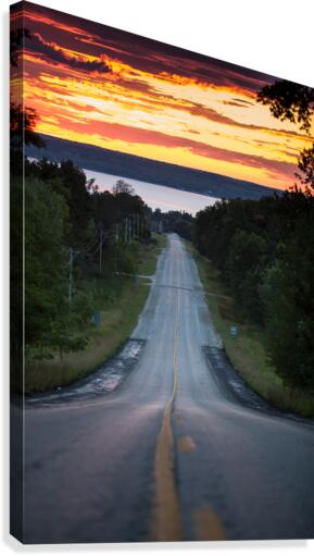 Road to Leith Canvas Print