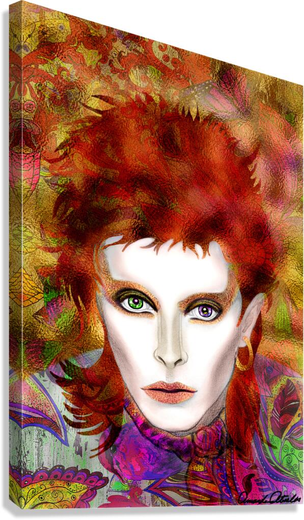 Bowie Canvas Print
