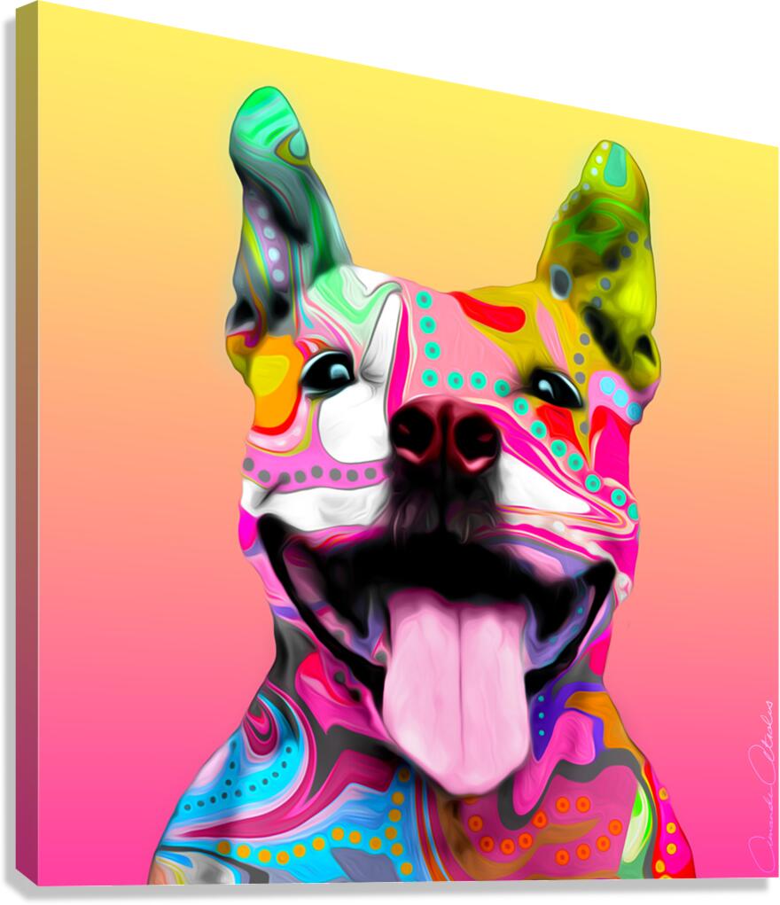Happy Canvas Print
