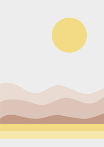 Minimalist art painting. c