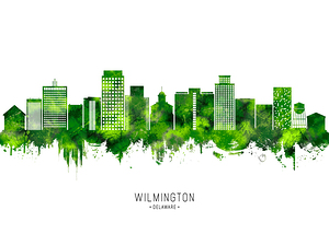 Wilmington Delaware Cityscape