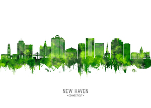 New Haven Connecticut Cityscape