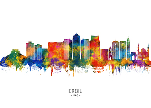 Erbil Iraq Skyline