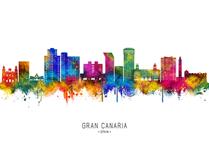 Gran Canaria Spain Skyline