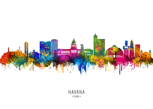 Havana Cuba Skyline