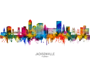 Jacksonville Florida Skyline
