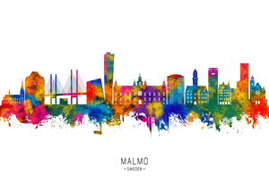 Malmo Sweden Skyline