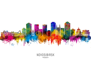 Novosibirsk Russia Skyline