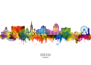 Odessa Ukraine Skyline