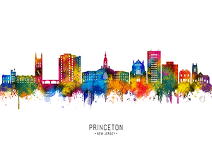 Princeton New Jersey Skyline