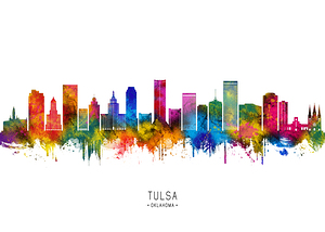 Tulsa Oklahoma Skyline