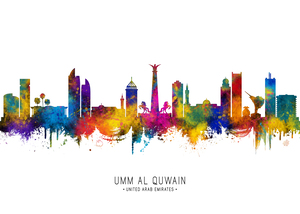 Umm al-Quwain UAE Skyline