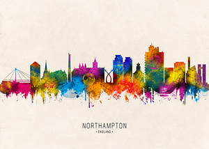 Northampton England Skyline Beige