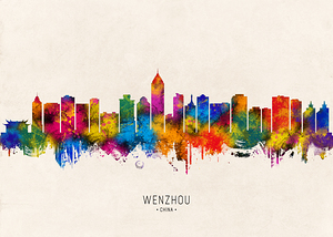 Wenzhou China Skyline Beige