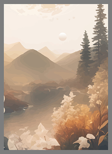 Mountain Landscape Background