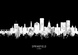 Springfield Illinois BW