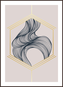 Luxury line art background. a