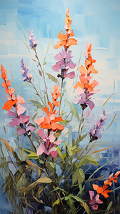 Colorful floral background by Towseef Dar