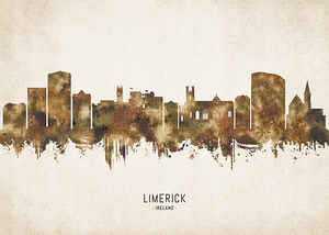Limerick Ireland Cityscape Vintage