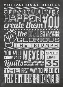 Opportunities Chalkboard