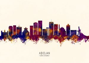 Abidjan Ivory Coast Skyline