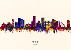 Dublin Ireland Skyline