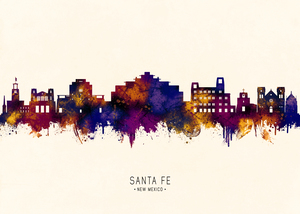 Santa Fe New Mexico Skyline
